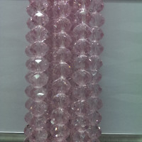 Горный хрусталь прозрачный розовый№20  10мм